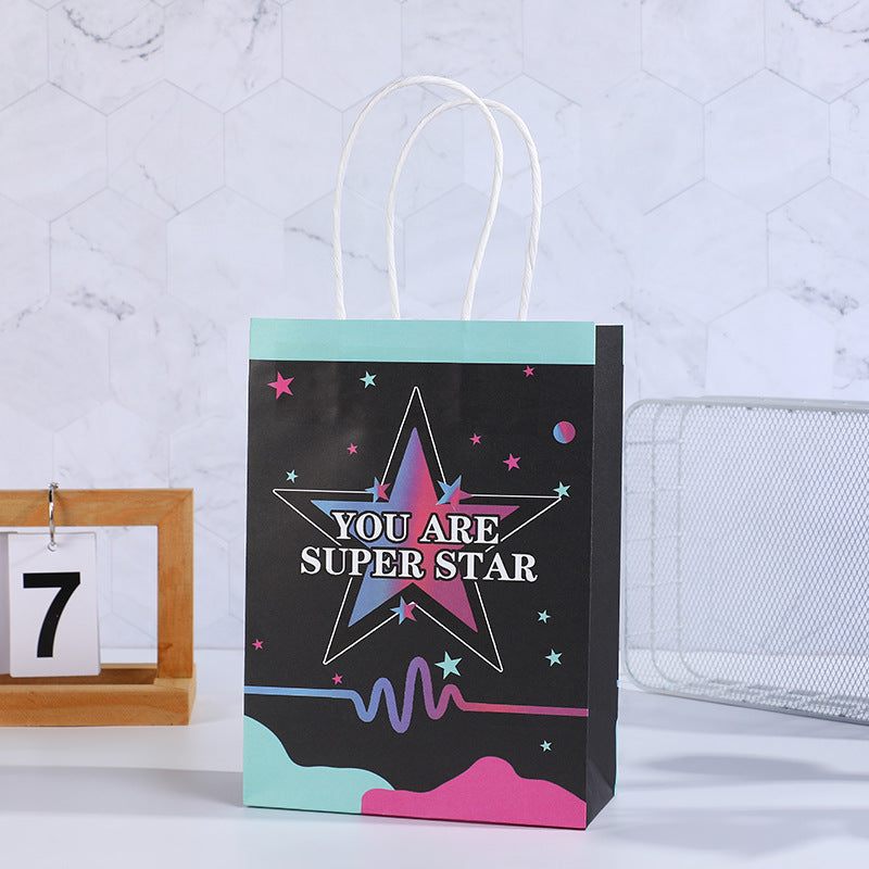 Sac de rangement et d'emballage personnalisé pour musique électronique, accessoires de vêtements