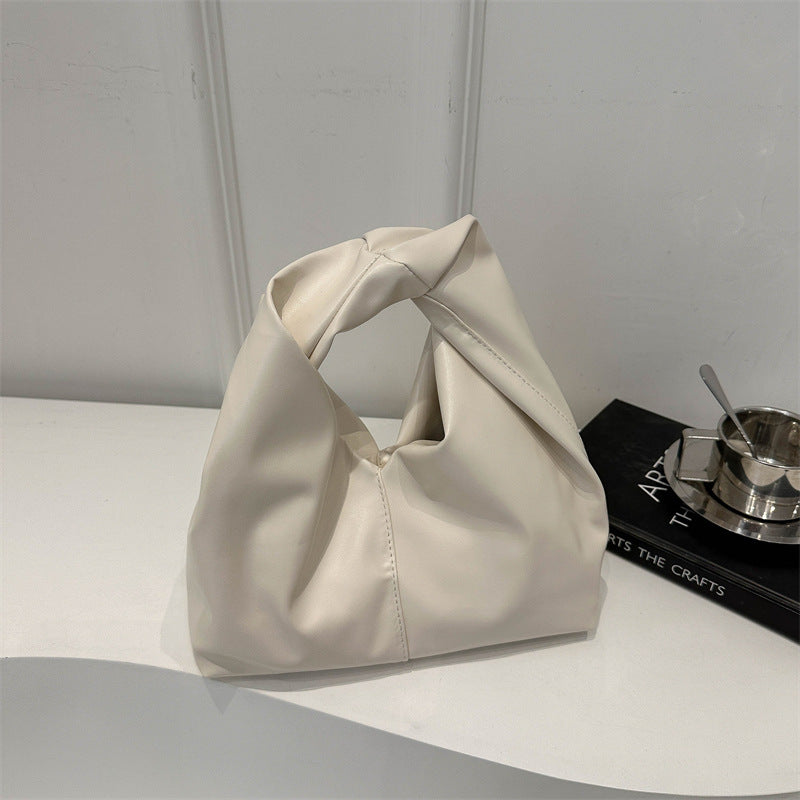 Sac à main simple et tendance de couleur unie