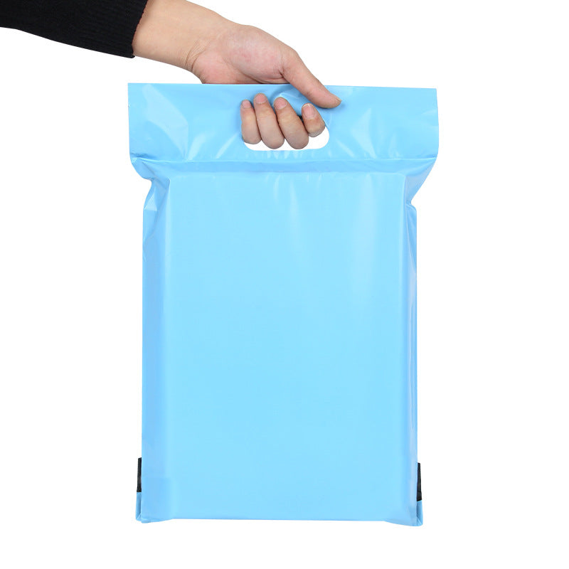 Lot de 100 sacs d'emballage épais et imperméables pour vêtements, 40 x 50 cm, couleur, portables, en plastique