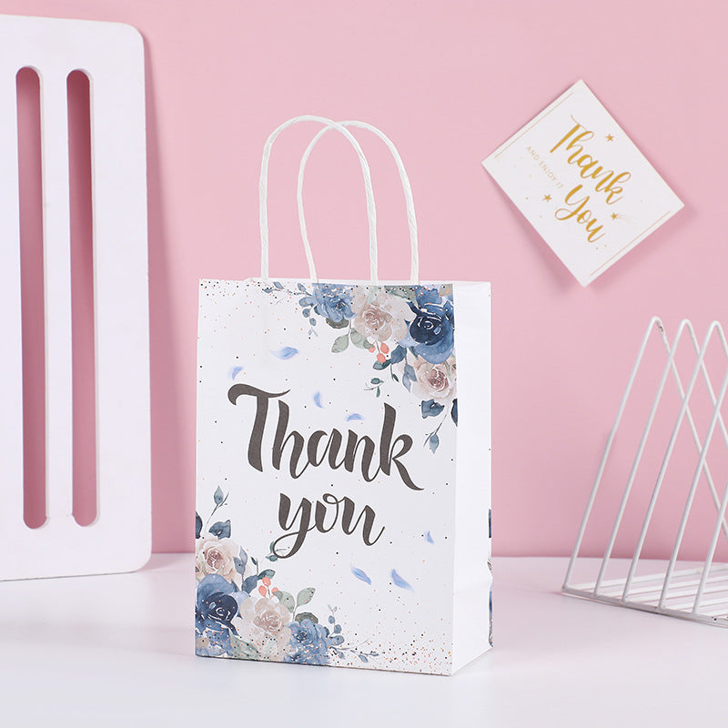 Sac de rangement à poignée imprimée simple et tendance, pour accessoires de vêtements