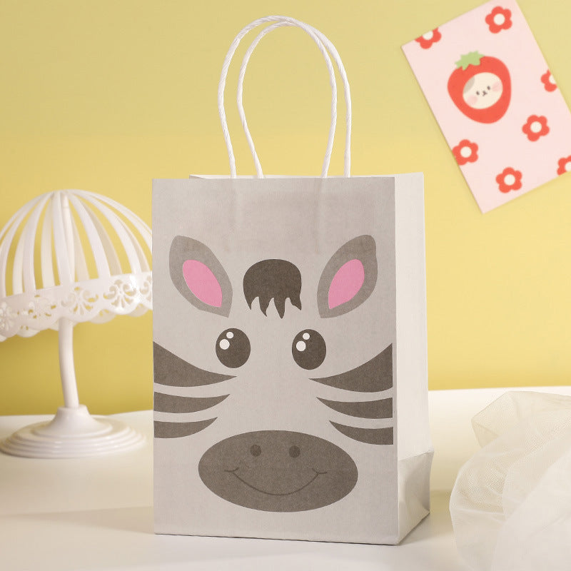 Sac de rangement et d'emballage pour vêtements et accessoires Motif animaux de dessin animé