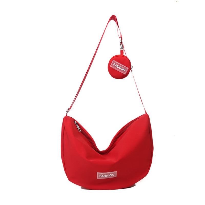 Women Fashion Casual Large Capacity Oxford Zipper Shoulder Crossbody Bag