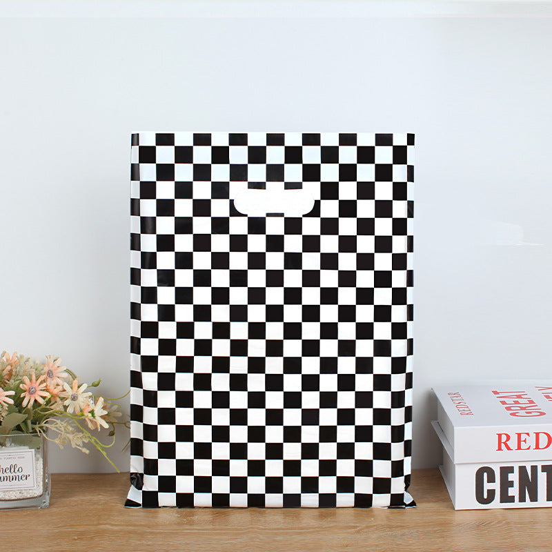 Fashion Cute Printed Plastic Shopping Gift Packaging Bag 50piece /Set