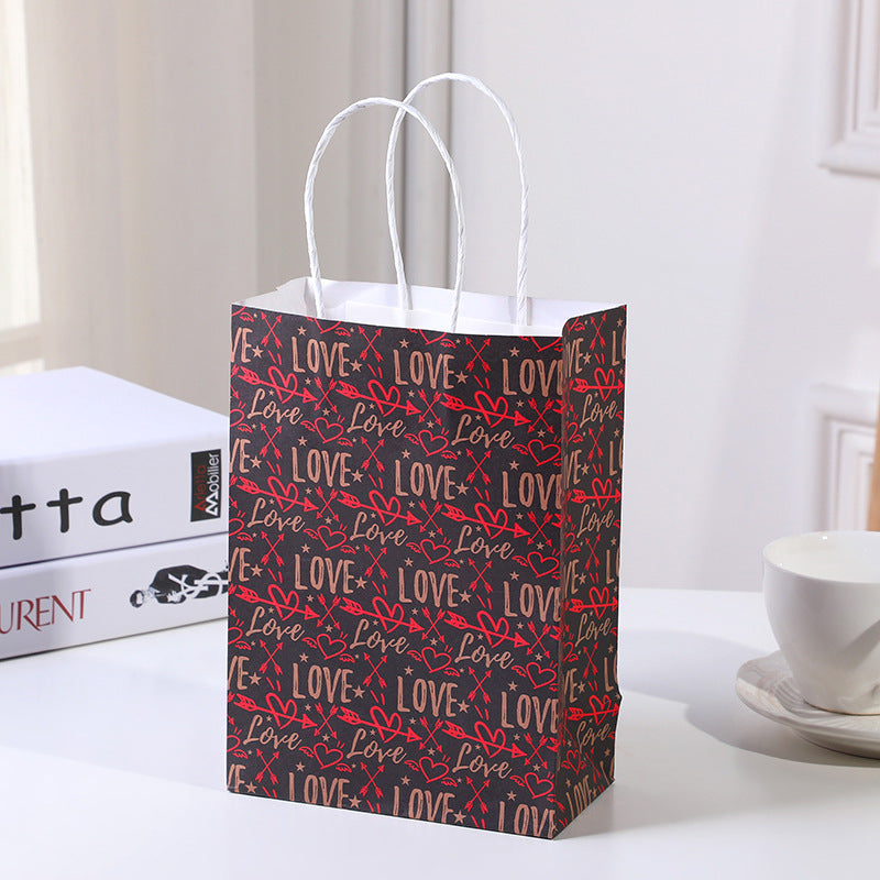 Sac de rangement imprimé Love pour accessoires de vêtements