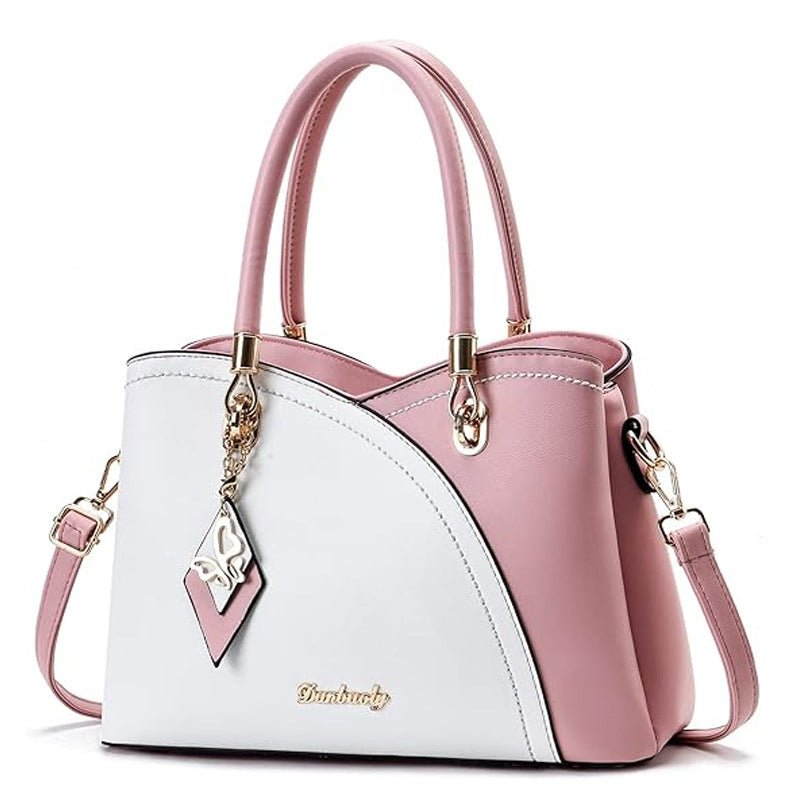 Sac à main carré de grande capacité avec pendentif papillon pour femme