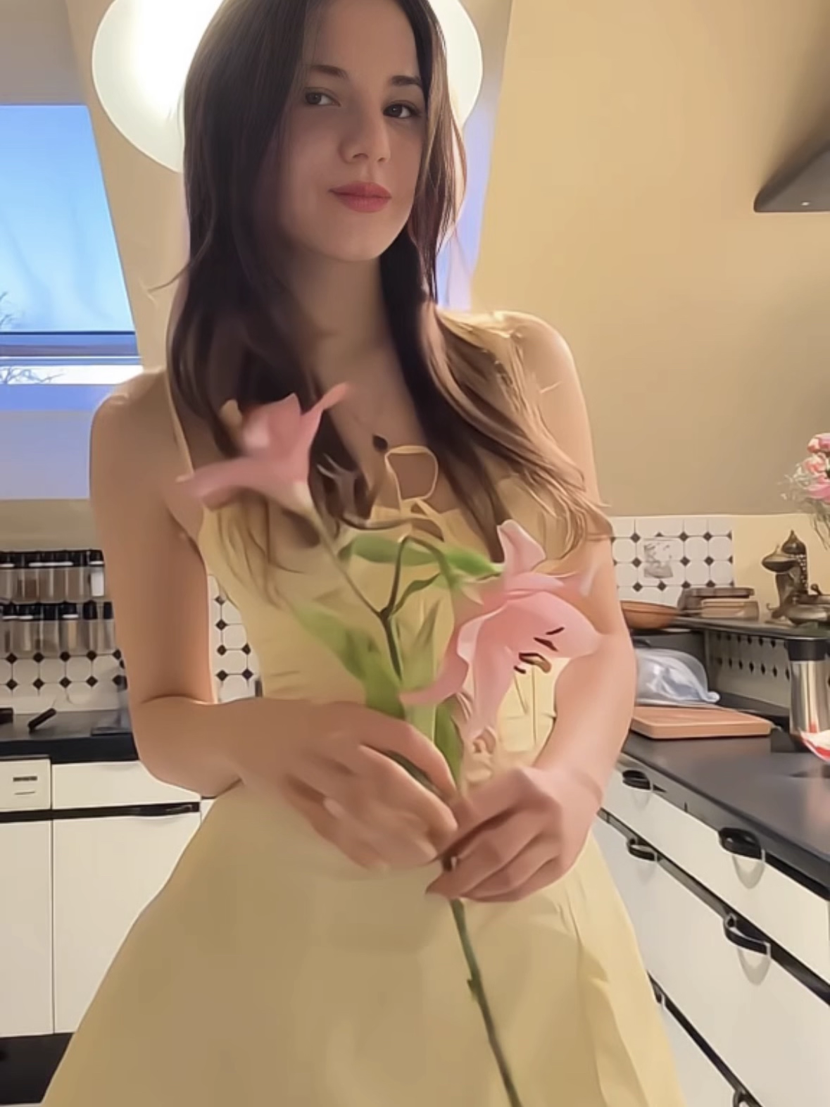 Vintage Lemon Yellow Spaghetti Strap A-Line Mini Dress Homecoming Dress Party Dress Short Cocktail Dress TP5190