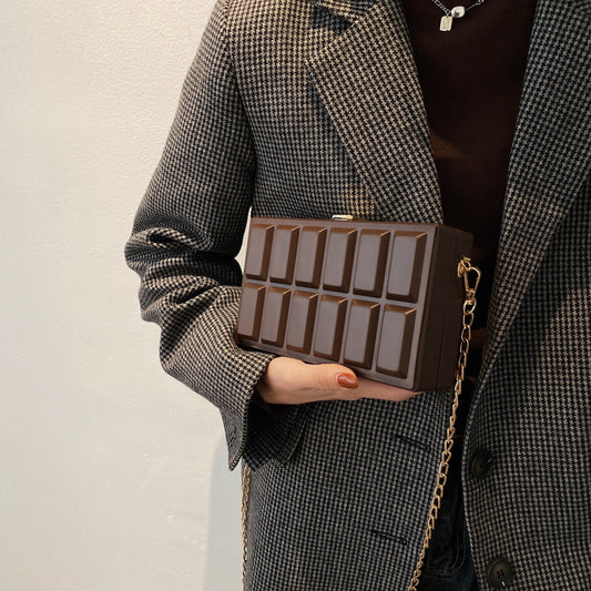 Creative Fashion Chocolate Box Shoulder Bag