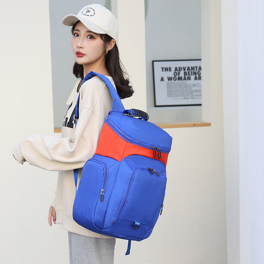 Simple Outdoor Sports Large Capacity Basketball Bag Backpack