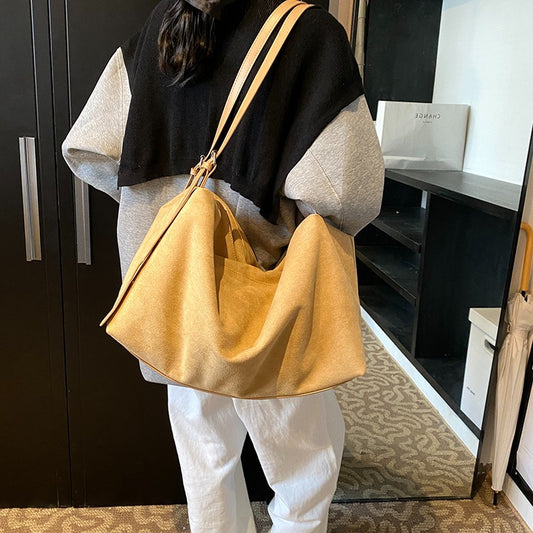 Sac à bandoulière givré décontracté de grande capacité pour femme