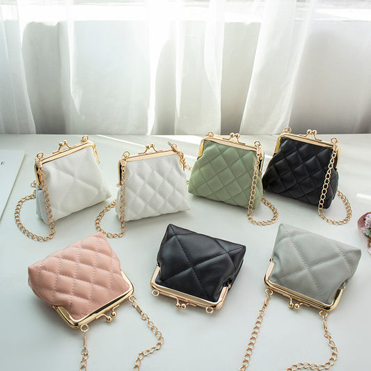 Women Fashion Rhombus Chain Mini Bag