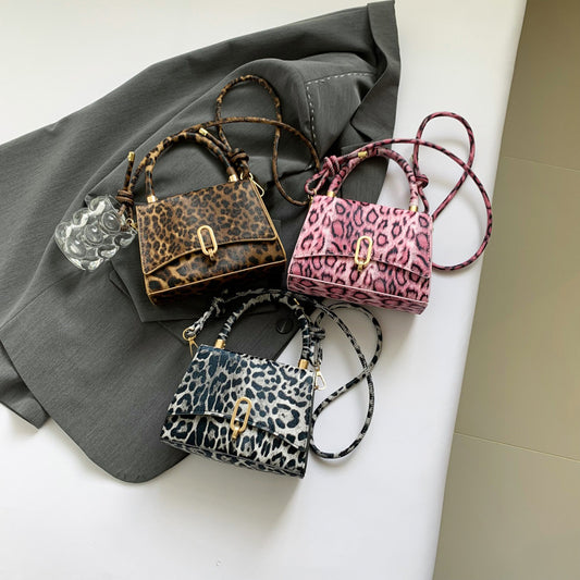 Simple Fashion Leopard Shoulder Bag