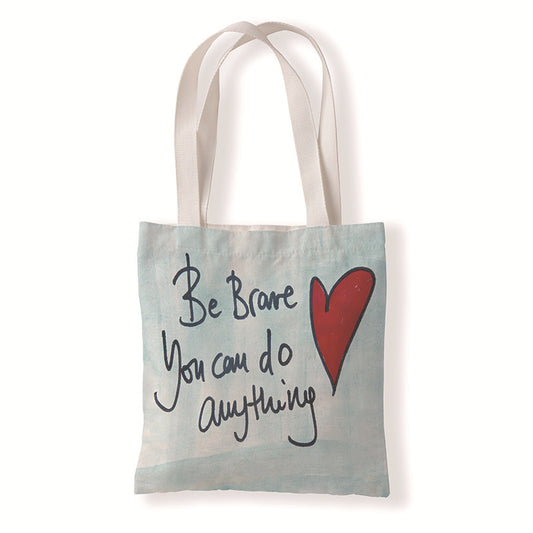 Women Fashion Love Letters Canvas Tote Bag