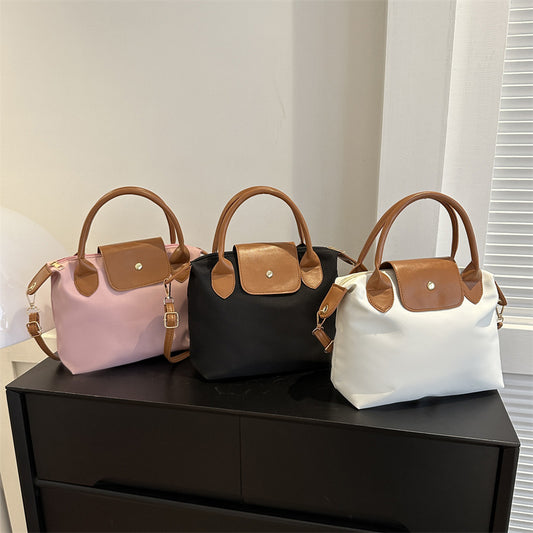 Women Fashion Casual Large Capacity Square Handle Shoulder Bag