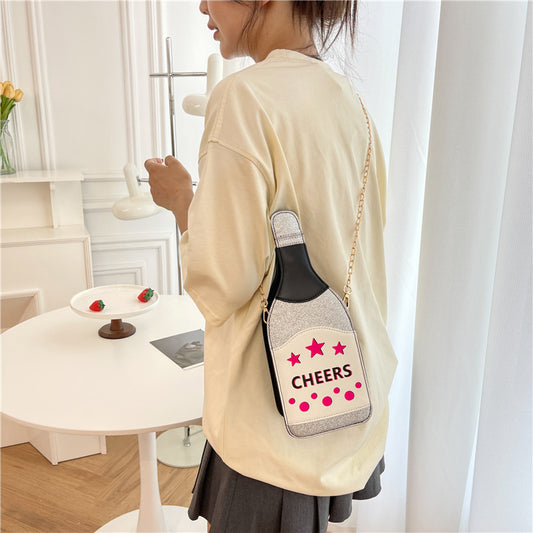 Creative Fashion Bottle Shoulder Bag