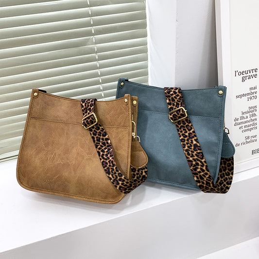 Women'S Fashion Leopard Strap Shoulder Crossbody Bag