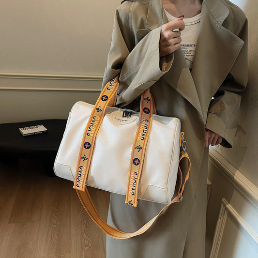 Women Fashion Casual Contrast Color Outdoor Sports Handbag