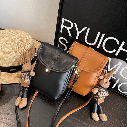 Women Fashion Casual Flip Phone Pendant Crossbody Bag