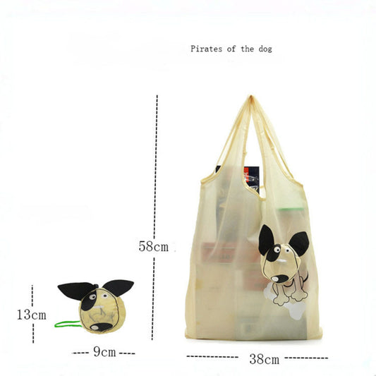 Eco Friendly Foldable Shopping Bag Cartoon Reusable Storage Bag
