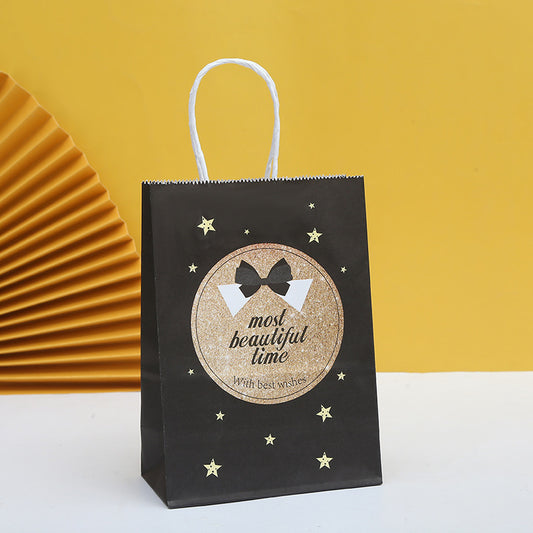 Creative Cartoon Top Hat Bow Tie Printed Gift Bag