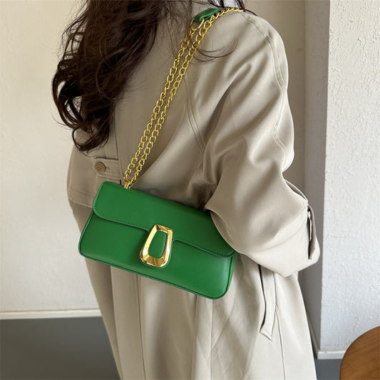 Sac à bandoulière carré à chaîne tendance