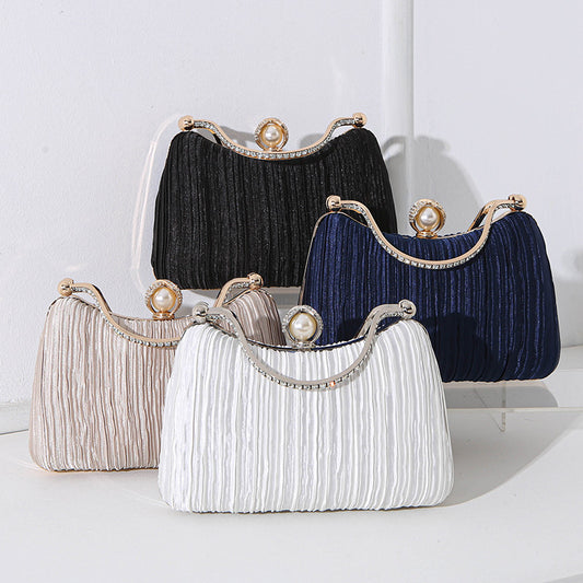 Elegant Pleated Evening Bag