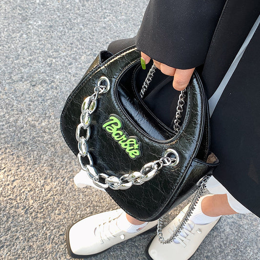 Sac bandoulière Pop Chain couleur unie