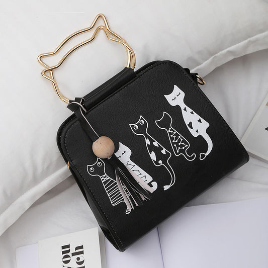Women'S Fashion Cat Print Handbag
