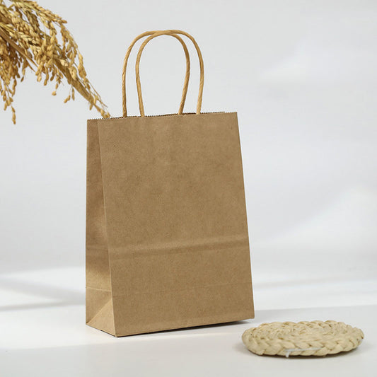 Fashion Creative Solid Color Custom Packaging Bag Clothing Shopping Portable Gift Bag