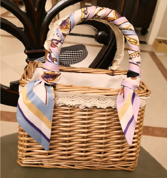 Bohemian Vacation Straw Woven Handbags