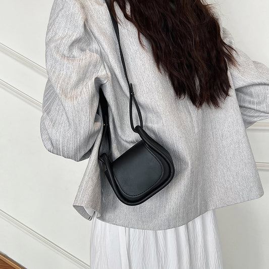 Women Fashion Casual Solid Color Mini Crossbody Bag