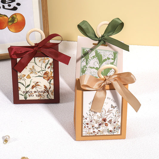 Sac d'emballage cadeau de bonbons de mariage simple et créatif