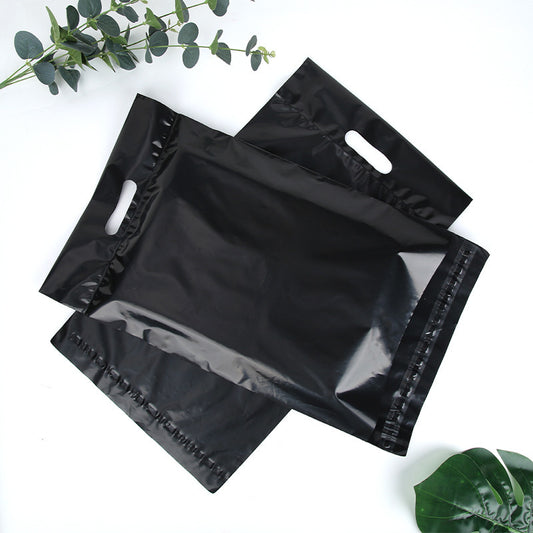 Lot de 100 sacs d'emballage épais et imperméables pour vêtements, 35 x 45 cm, couleur, portables, en plastique