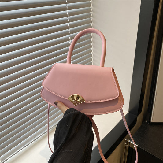 Sac à bandoulière élégant de couleur unie