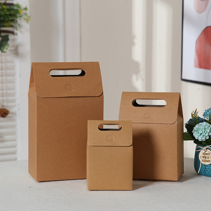 Sac cadeau simple et autoportant sans fenêtre