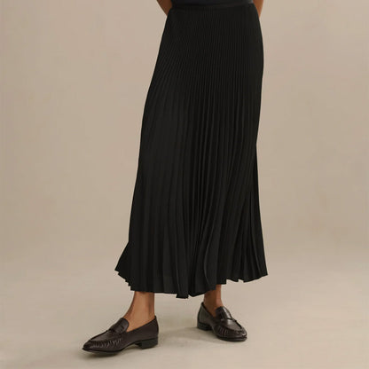 Brown Vegan Leather Round Toe Pleated Flat Women's Loafers