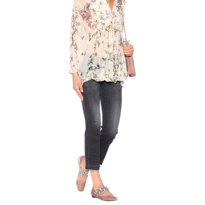 Blush Velvet Mary Jane Shoes Rhinestone Strap Square Toe Flats