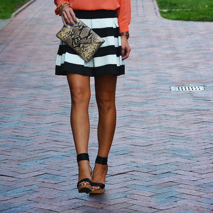 Black Wedge Heel Open Toe Ankle Strap Platform Sandals