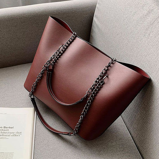 Fashion Retro Large Capacity Handle Tote Bag