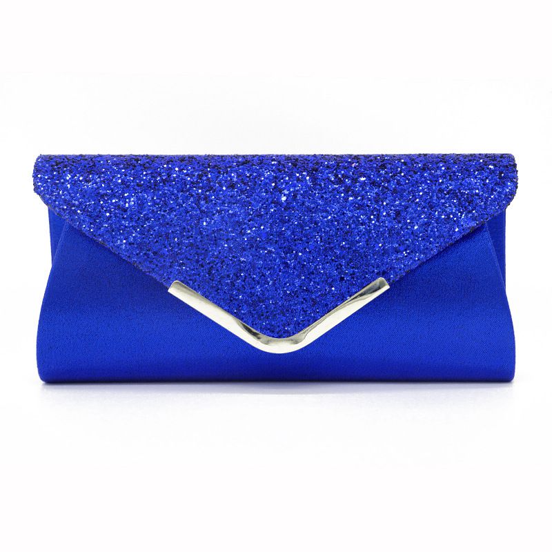 Fashion PU Sequins Decor Evening Clutch Bags
