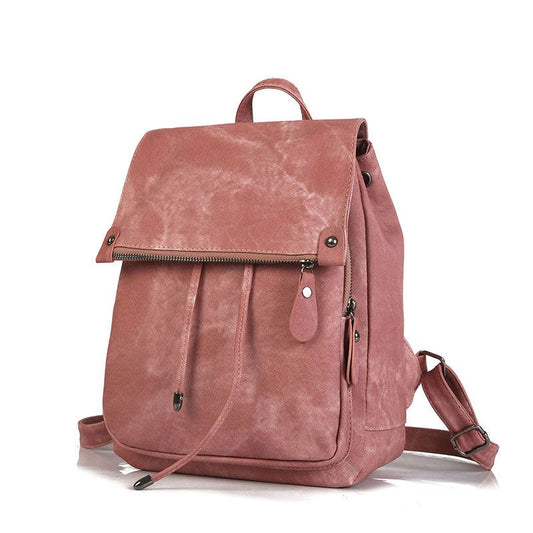 Popular Pure Color All-Match Drawstring Backpack