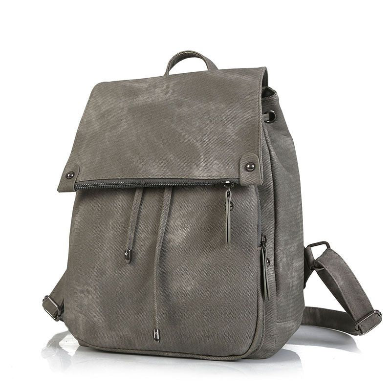 Popular Pure Color All-Match Drawstring Backpack