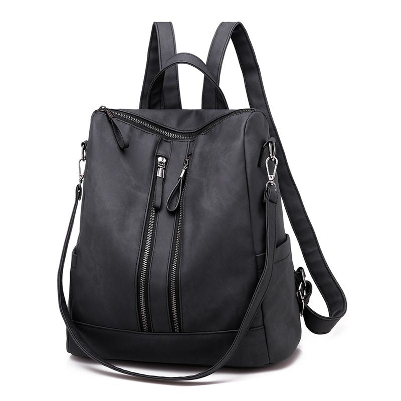 Simple Pure Color Multifunction Backpack