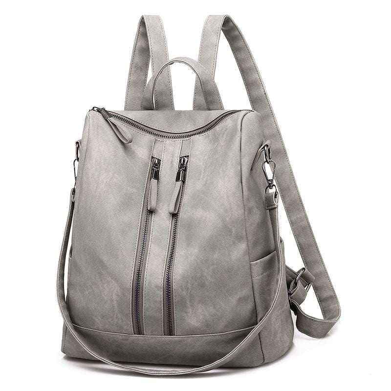 Simple Pure Color Multifunction Backpack