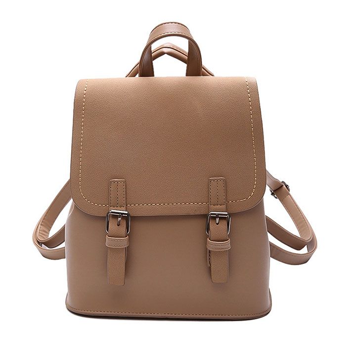 Women Contrast Color Unique Casual Backpacks