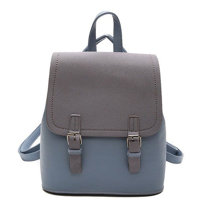 Women Contrast Color Unique Casual Backpacks
