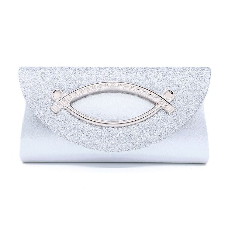 Women Diamond Sequin Evening Clutch Bag