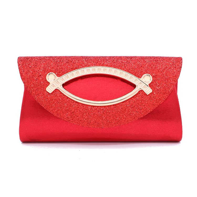 Women Diamond Sequin Evening Clutch Bag