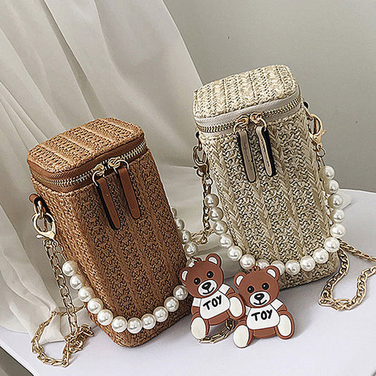 Retro New Style Women Handmade Woven Beach Bag