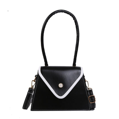 Women Vintage Style Clamshell Design PU Square Bag