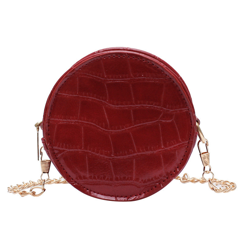 Woman Fashion Texture Crocodile Pattern Crossbody Bag